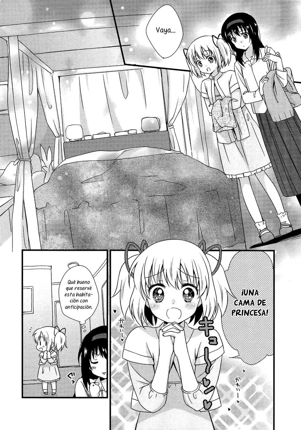 (C87) [Fukuya, CITRON (Tama II, Yamada Ako)] Kanojo ga Ofuro ni Haittara | Cuando toma un baño (Puella Magi Madoka Magica) [Spanish] {Kourindou Scans} - Page 8