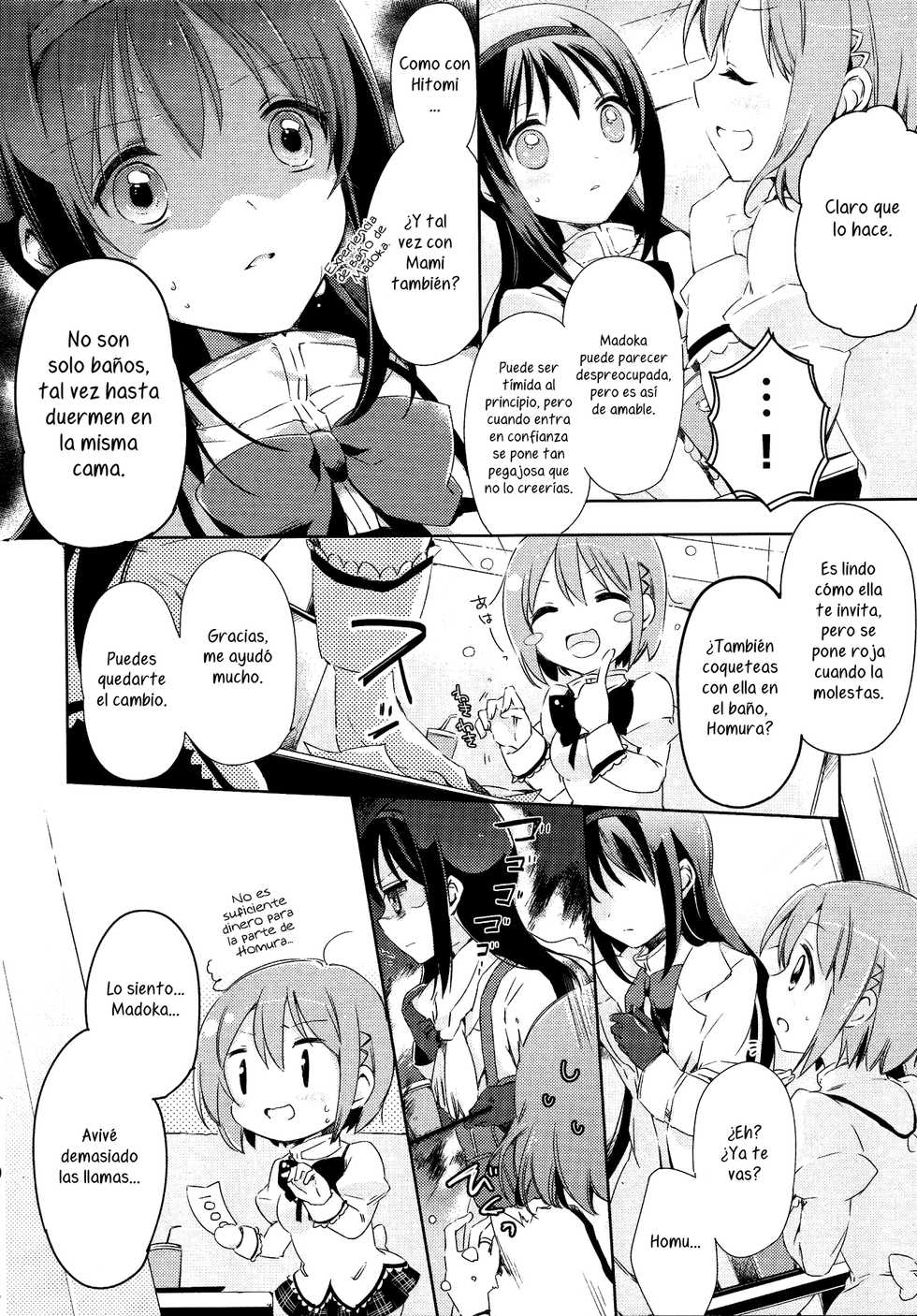 (C87) [Fukuya, CITRON (Tama II, Yamada Ako)] Kanojo ga Ofuro ni Haittara | Cuando toma un baño (Puella Magi Madoka Magica) [Spanish] {Kourindou Scans} - Page 22