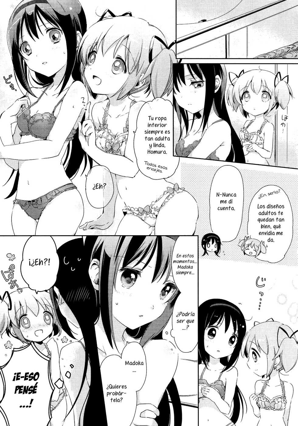 (C87) [Fukuya, CITRON (Tama II, Yamada Ako)] Kanojo ga Ofuro ni Haittara | Cuando toma un baño (Puella Magi Madoka Magica) [Spanish] {Kourindou Scans} - Page 23