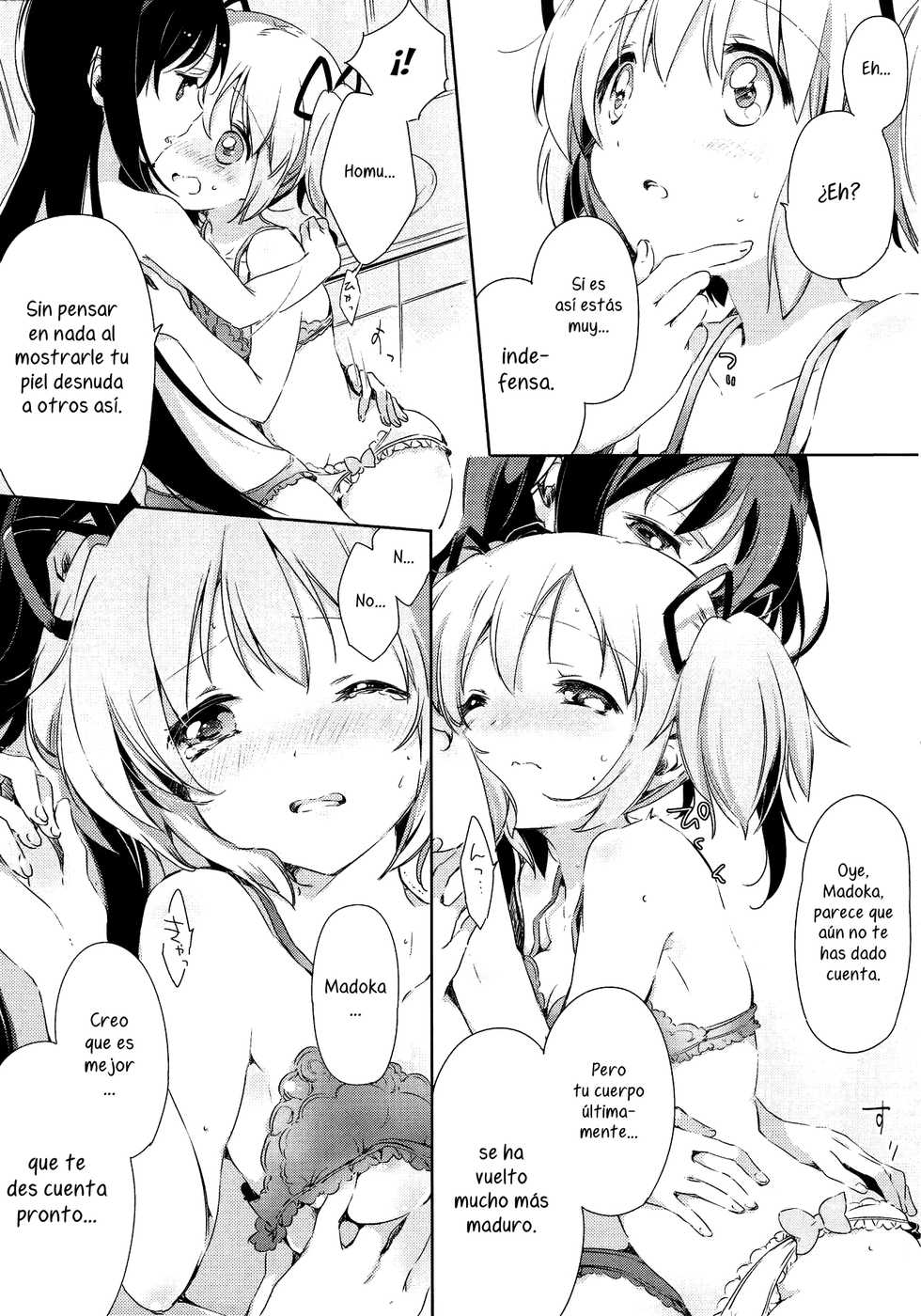 (C87) [Fukuya, CITRON (Tama II, Yamada Ako)] Kanojo ga Ofuro ni Haittara | Cuando toma un baño (Puella Magi Madoka Magica) [Spanish] {Kourindou Scans} - Page 25