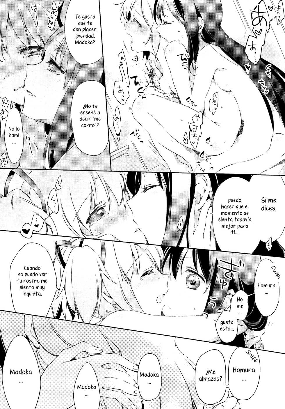 (C87) [Fukuya, CITRON (Tama II, Yamada Ako)] Kanojo ga Ofuro ni Haittara | Cuando toma un baño (Puella Magi Madoka Magica) [Spanish] {Kourindou Scans} - Page 29