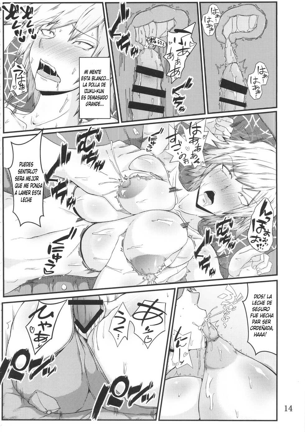 (C91) [KAZAMA DoJo (Mucc)] Boku to Bakugou Mama no Himitsu (Boku no Hero Academia)  [Spanish] - Page 15