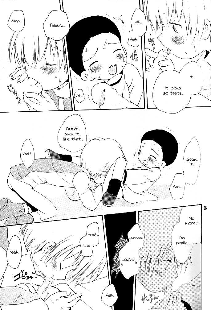 (Shota Collection) [Kuruguru DNA (Hoshiai Hilo)] MISSING LINK (Digimon Adventure) [English] {Shotachan} - Page 15