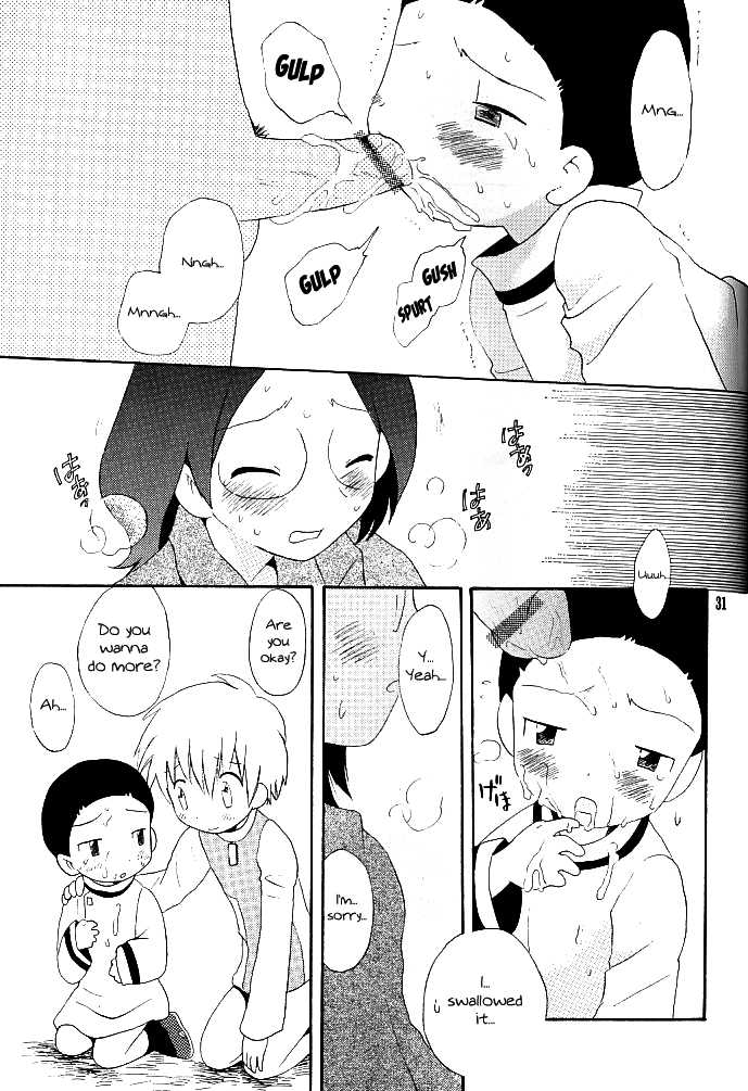 (Shota Collection) [Kuruguru DNA (Hoshiai Hilo)] MISSING LINK (Digimon Adventure) [English] {Shotachan} - Page 31