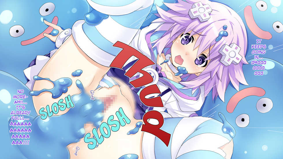 [Poncho!] Choujigen Game Neptune HCG Shuu ～Taihen'! Oneechan Slime ga Tairyou Hassei Shite Ru yo... Sore wa Slinu deshoo Te'!? Wa' Honto ni Slime da!? Chotto Waaaaaa～ (Hyperdimension Neptunia) [English] [potocat] - Page 6