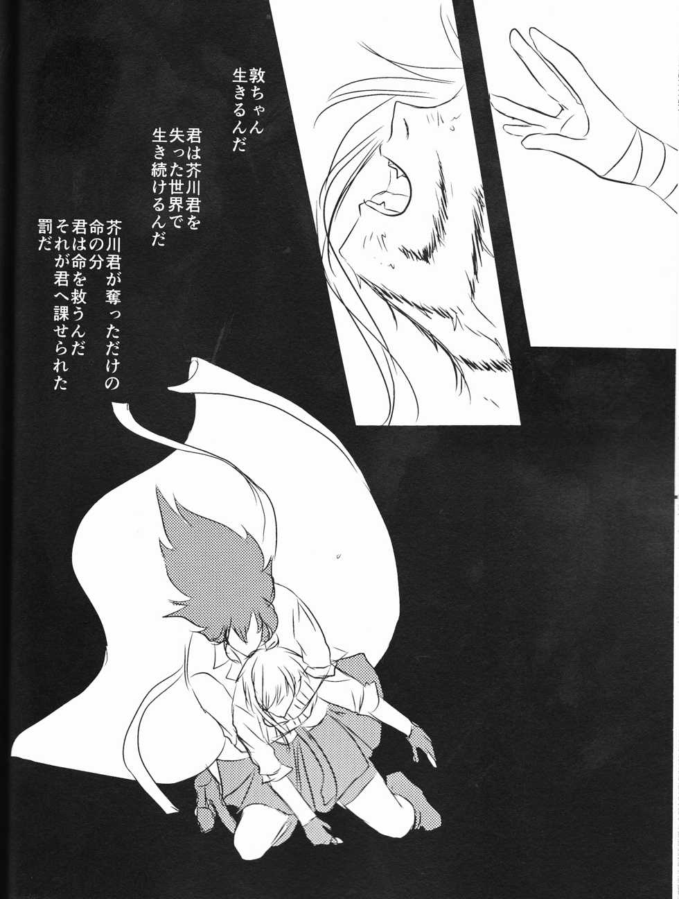 (Itan Renatus 6) [Beni (Inoue Kiyoshi)] Tsuioku no Souretsu Ge (Bungou Stray Dogs) - Page 30