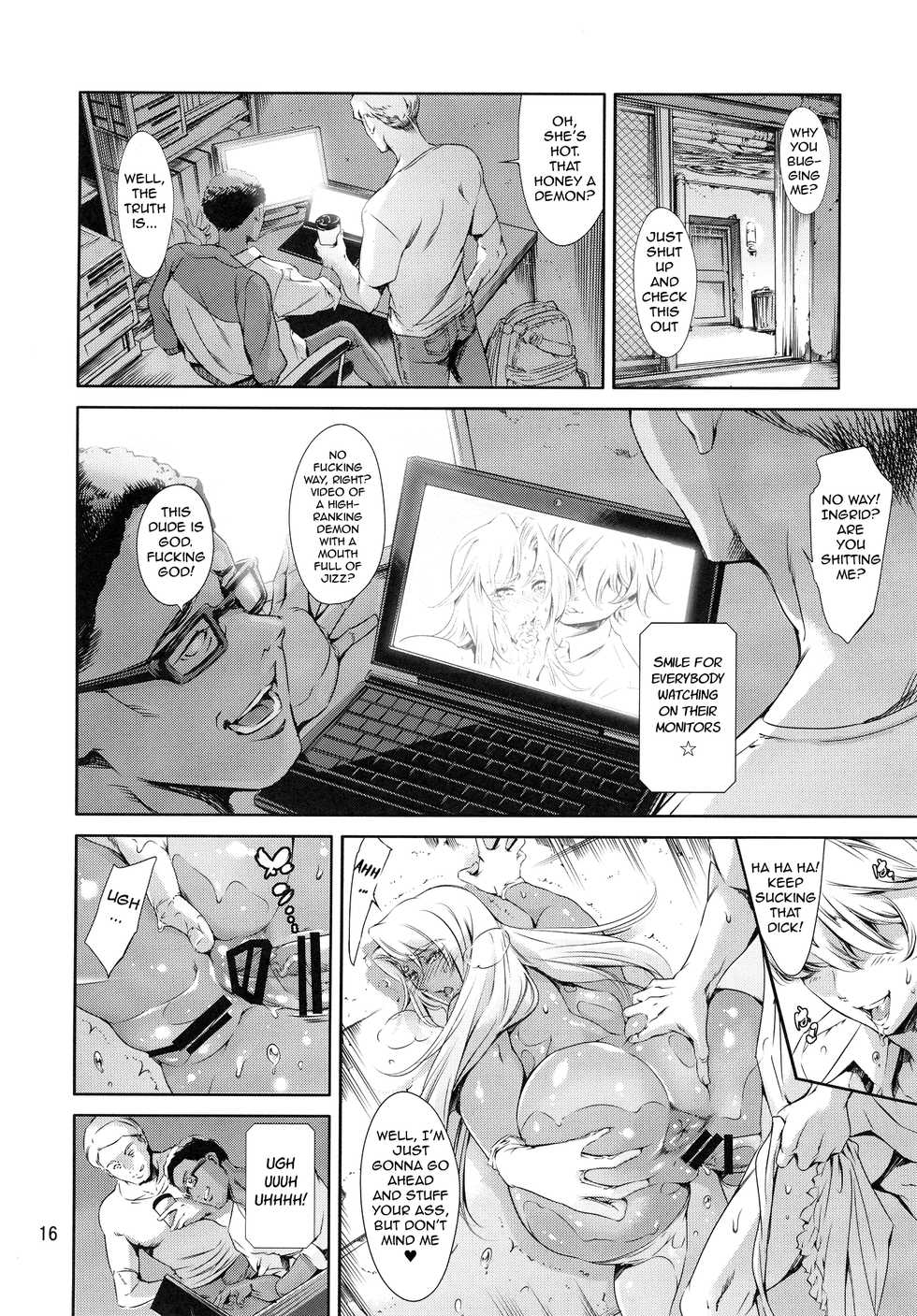[Mesu Gorilla. (Tuna Empire)] Ingrid Lucky Hole (Taimanin Asagi) [English] [Dick Tater] [Digital] - Page 15