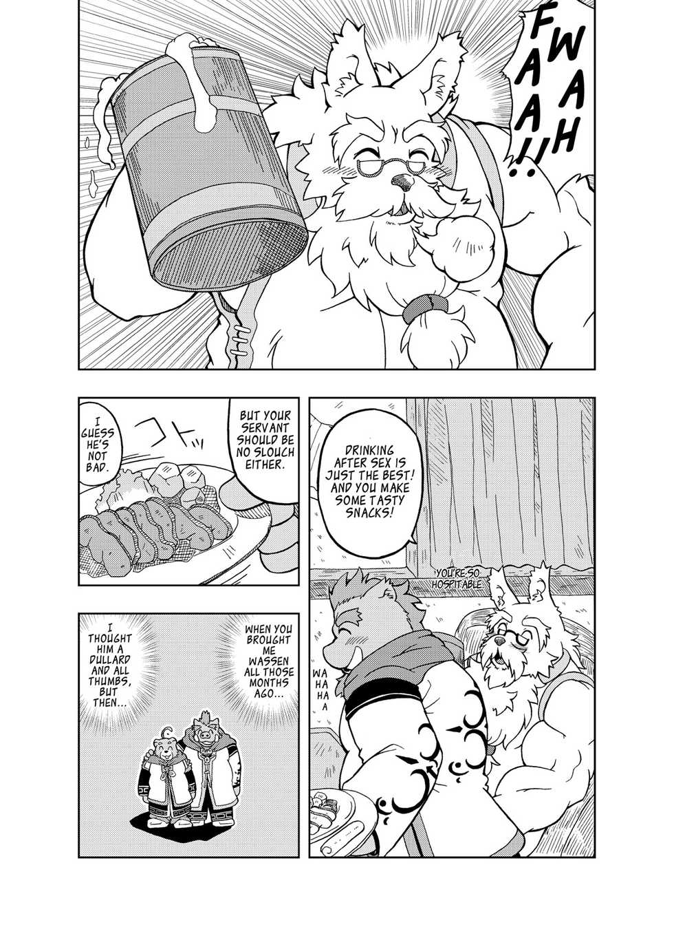 [Bear Tail (Kumayan)] Hoshiyomi no Inu Tsukihami no Kuma | The dog & the bear: The poet of the stars & the partaker of the moon 1 [English] [Digital] - Page 13
