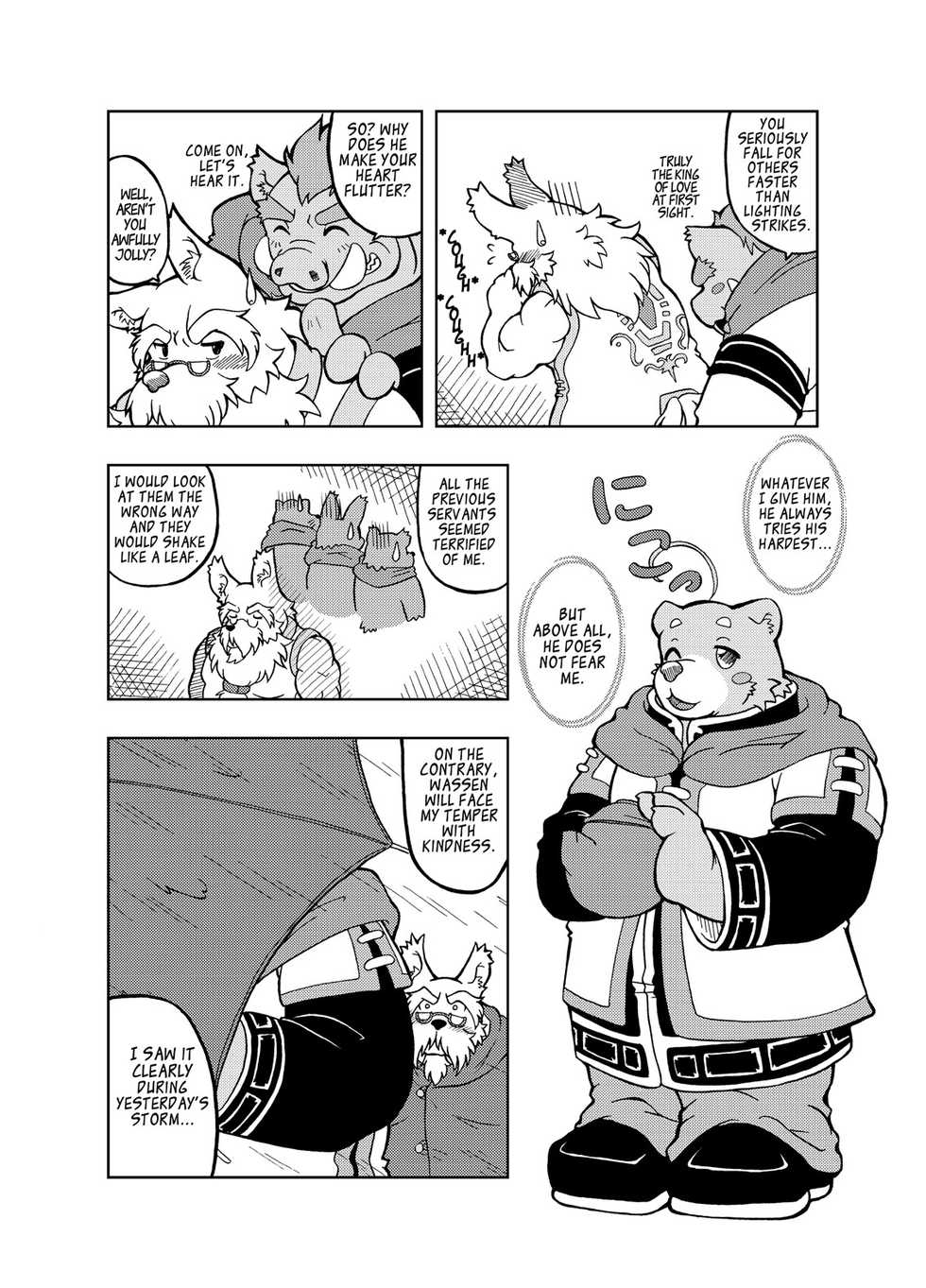 [Bear Tail (Kumayan)] Hoshiyomi no Inu Tsukihami no Kuma | The dog & the bear: The poet of the stars & the partaker of the moon 1 [English] [Digital] - Page 15