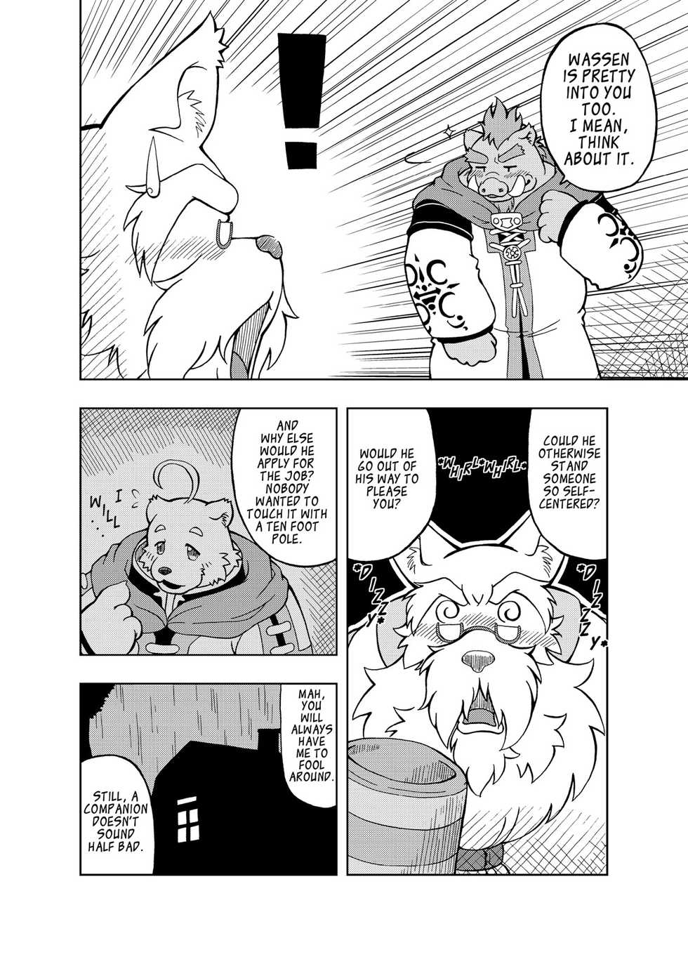 [Bear Tail (Kumayan)] Hoshiyomi no Inu Tsukihami no Kuma | The dog & the bear: The poet of the stars & the partaker of the moon 1 [English] [Digital] - Page 17