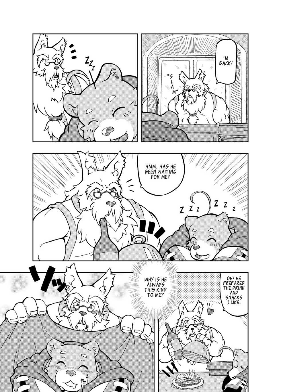 [Bear Tail (Kumayan)] Hoshiyomi no Inu Tsukihami no Kuma | The dog & the bear: The poet of the stars & the partaker of the moon 1 [English] [Digital] - Page 18