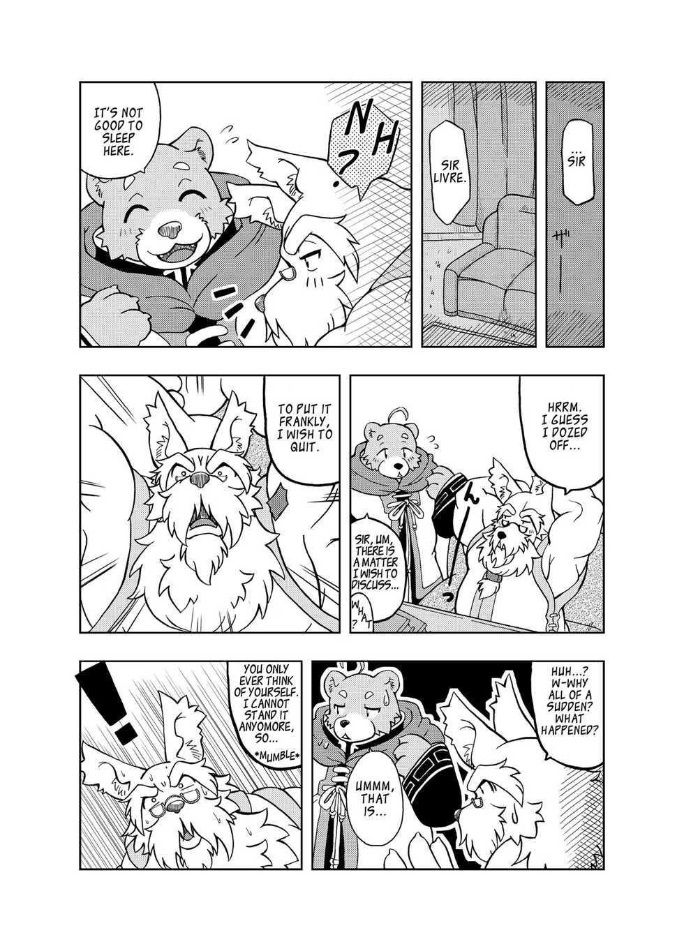 [Bear Tail (Kumayan)] Hoshiyomi no Inu Tsukihami no Kuma | The dog & the bear: The poet of the stars & the partaker of the moon 1 [English] [Digital] - Page 20