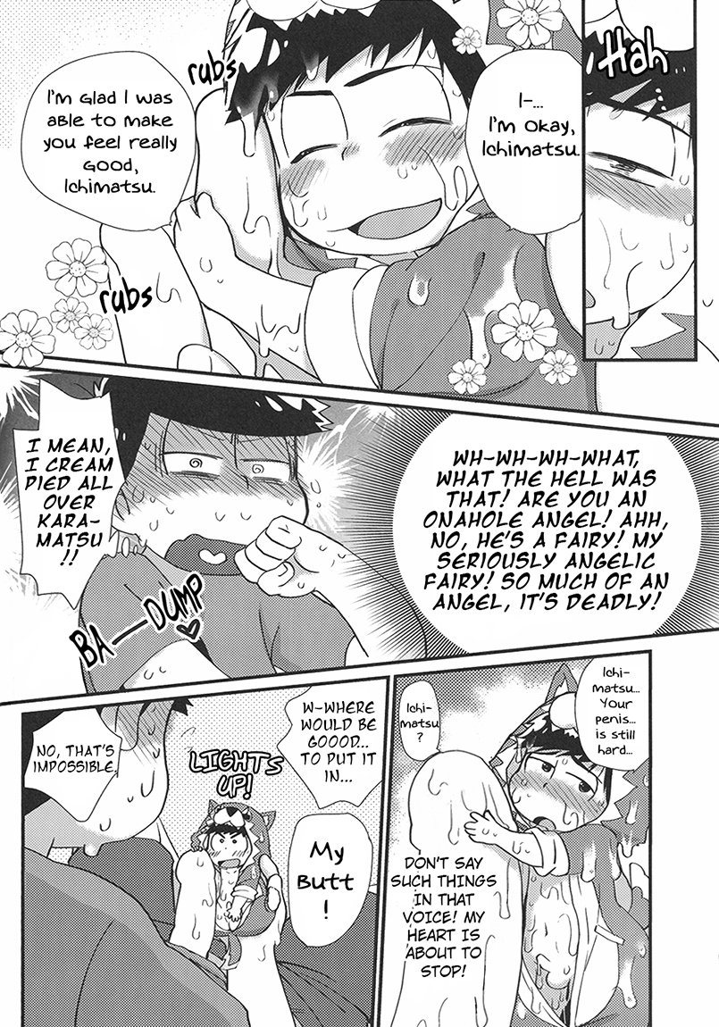 (Kahou wa Chou Nete Matsu Kansai 22) [MatsuCha. (Maccha)] Onaho Yousei Karamatsu o Te ni Ireta Ichimatsu no Hanashi! | The story of Ichimatsu who got the onahole fairy Karamatsu! (Osomatsu-san) [English] [Rotti Totti] - Page 12