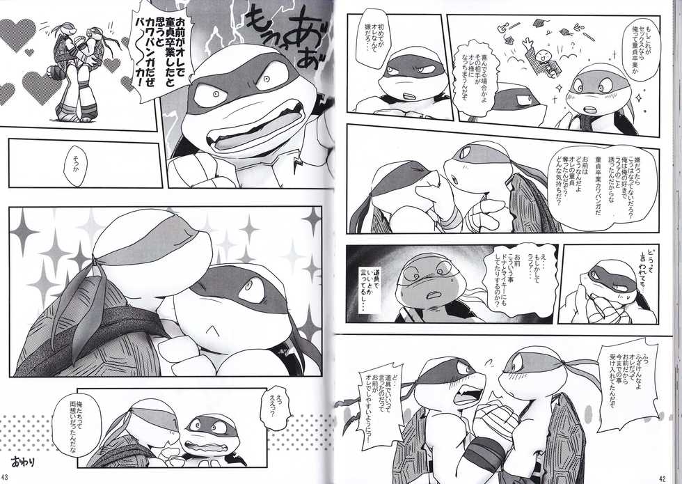 (SPARK12)  [(Kabu) Rafaelo Kantou Shibu (Mochocho)] Kizuita Toki ni wa (Teenage Mutant Ninja Turtles) - Page 21