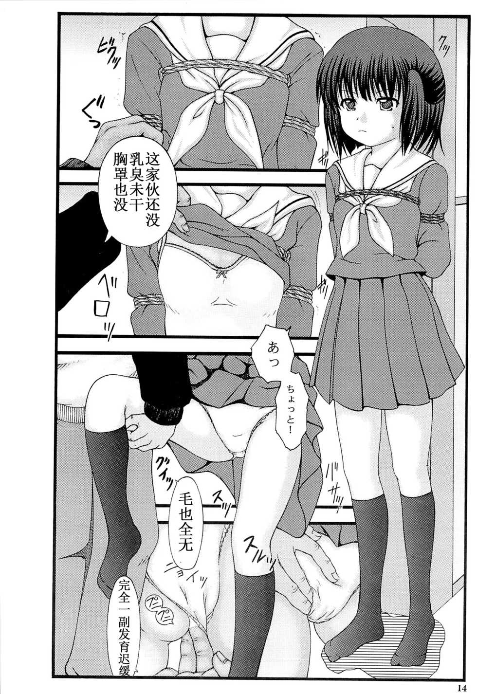 (SC2015 Winter) [Atarashiki(21)] Chuubou Kankin Graph | 厨房监禁图鉴 (Gourmet Girl Graffiti) [Chinese] [靴下汉化组] - Page 13