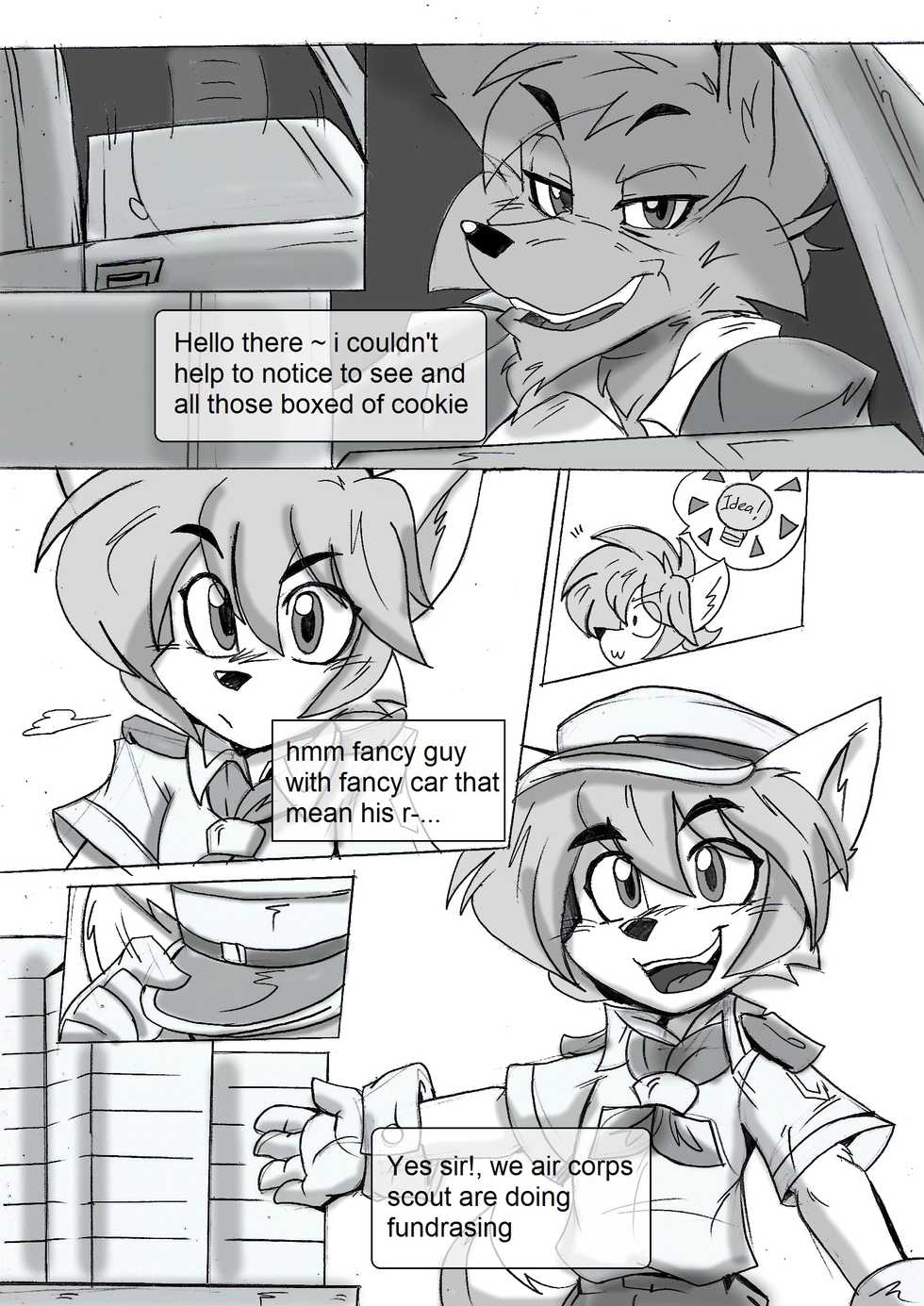 [Akatsukishiranui-Fox] Cookie Selling - The Reward of a Scout - Page 5