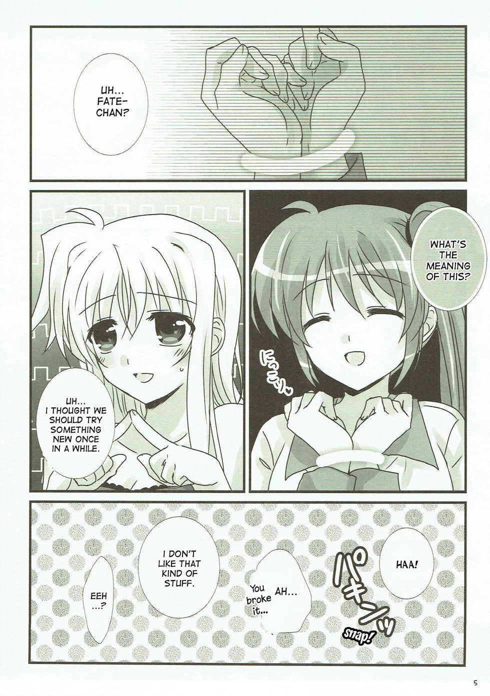 (C93) [Ameiro (Nanashiki)] Junketsu Dressage (Mahou Shoujo Lyrical Nanoha) [English] [DesuDesu] - Page 3