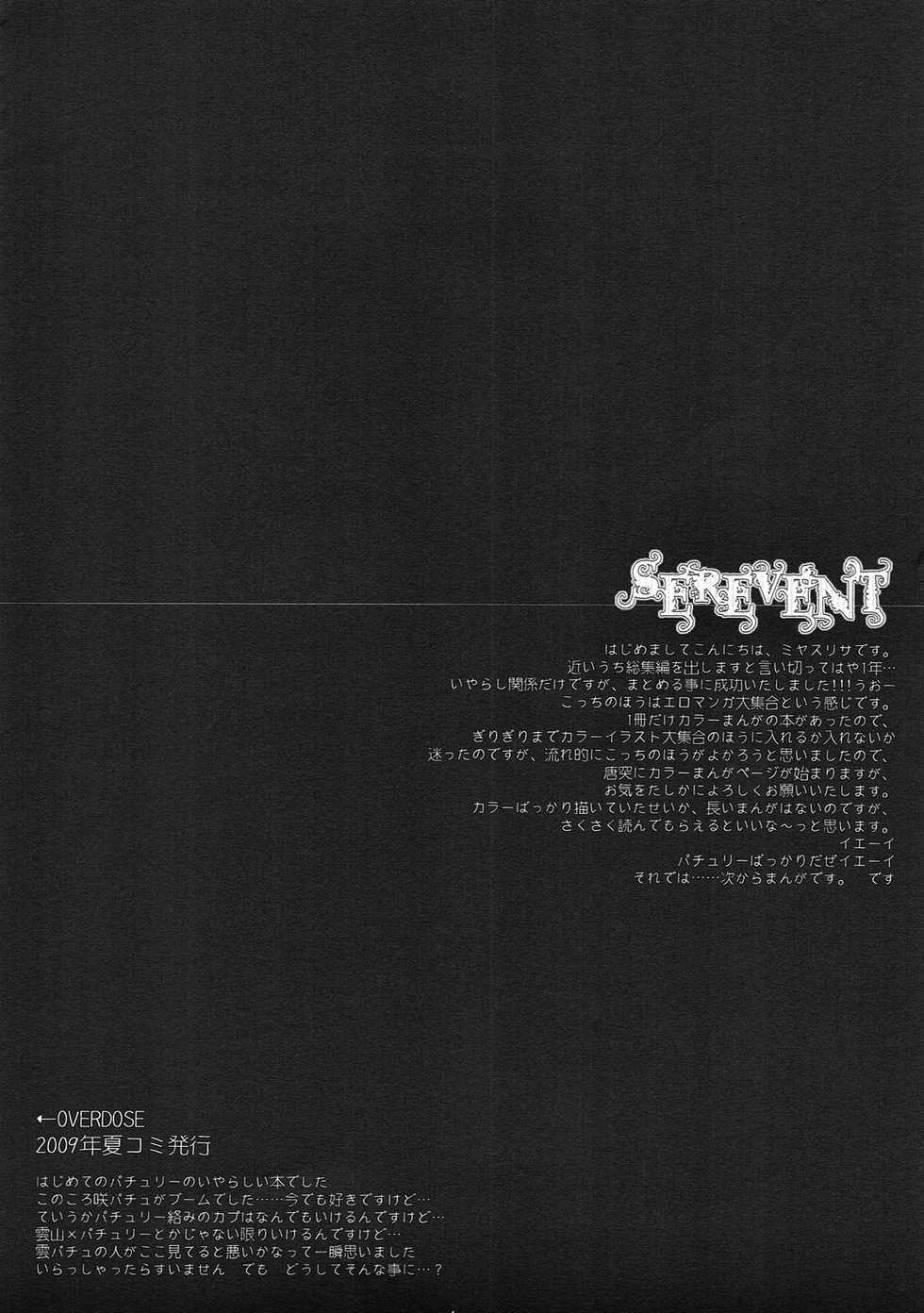 (Reitaisai 10) [D.N.A.Lab. (Miyasu Risa)] SEREVENT (Touhou Project) - Page 3