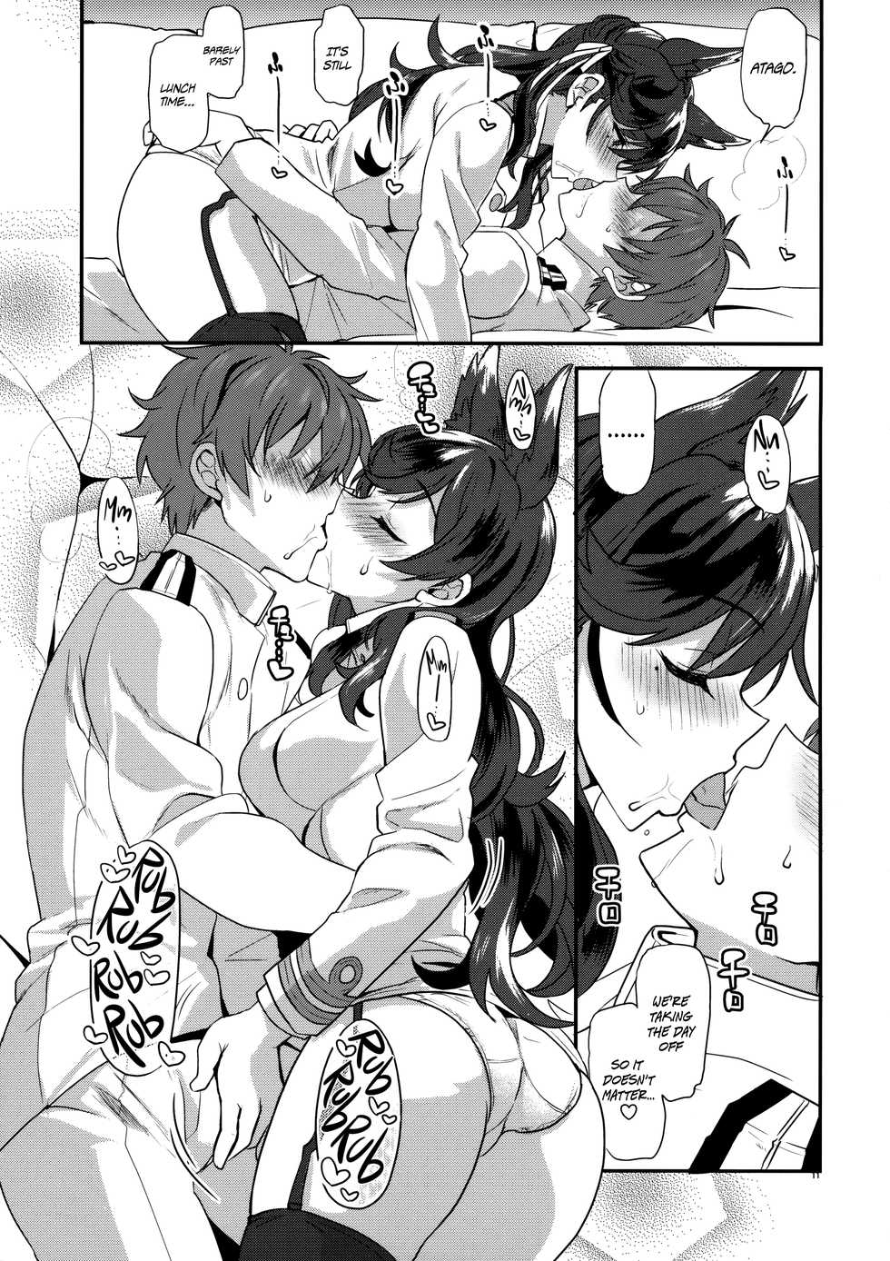 (C93) [INFINITY DRIVE (Kyougoku Shin)] Atago Sugar Sweet (Azur Lane) [English] - Page 10