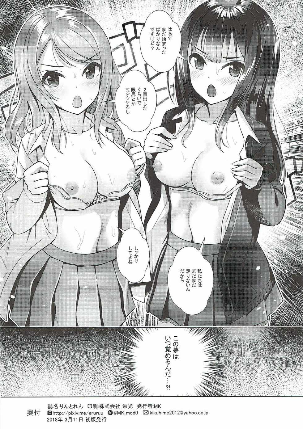 (CiNDERELLA ☆ STAGE 6 STEP) [Tamanegiya (MK)] Rin to Ren (THE IDOLM@STER CINDERELLA GIRLS) - Page 20