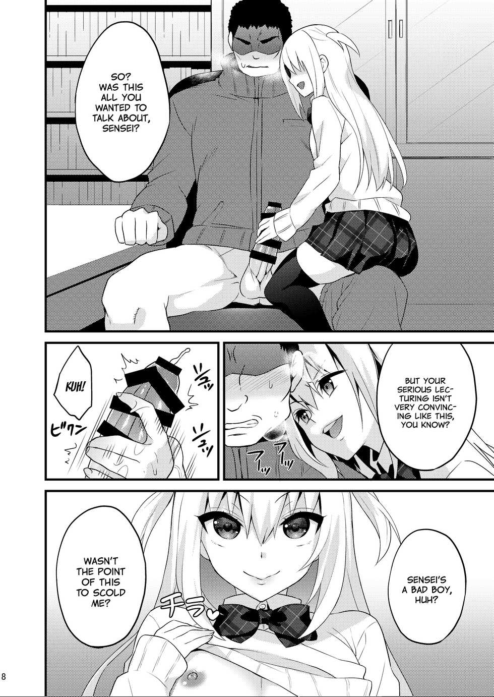 [Onsoku Ebifly (Lew)] Seikatsu Shidou Shojo Bitch na Otokonoko o Zecchou Kyousei [English] =White Symphony= [Digital] - Page 7
