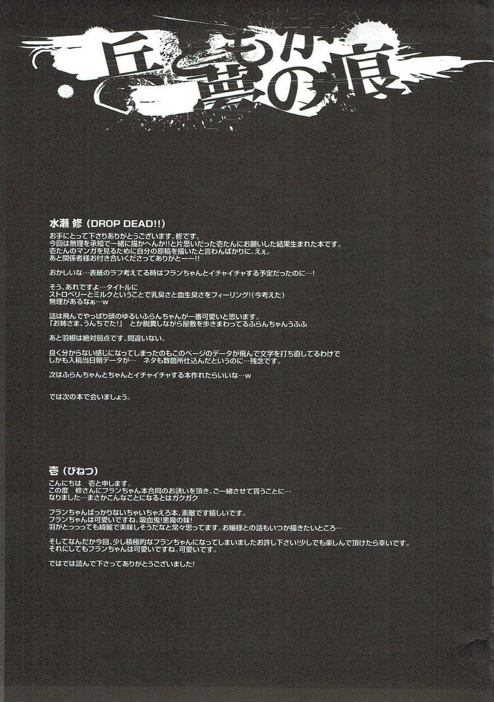 (Reitaisai SP2) [DROP DEAD!! (Minase Syu, Ichi)] Strawberry Milk (Touhou Project) - Page 20