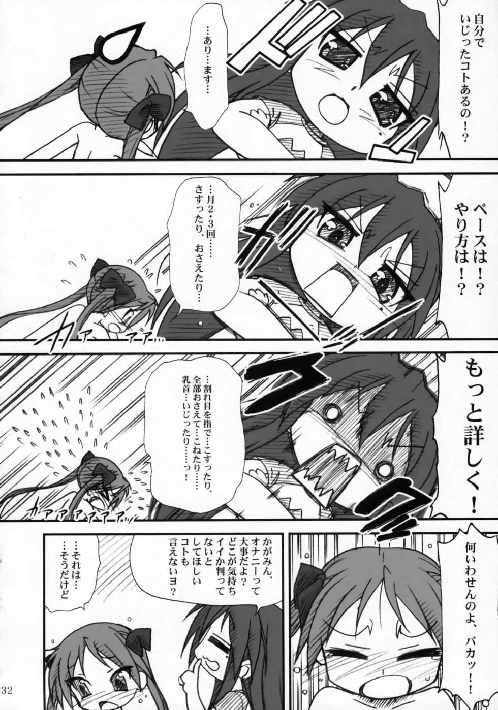 (C72) [MEKONGDELTA & DELTAFORCE (Route39, Zenki)] Kagamin de Asobou!! (Lucky Star) - Page 31