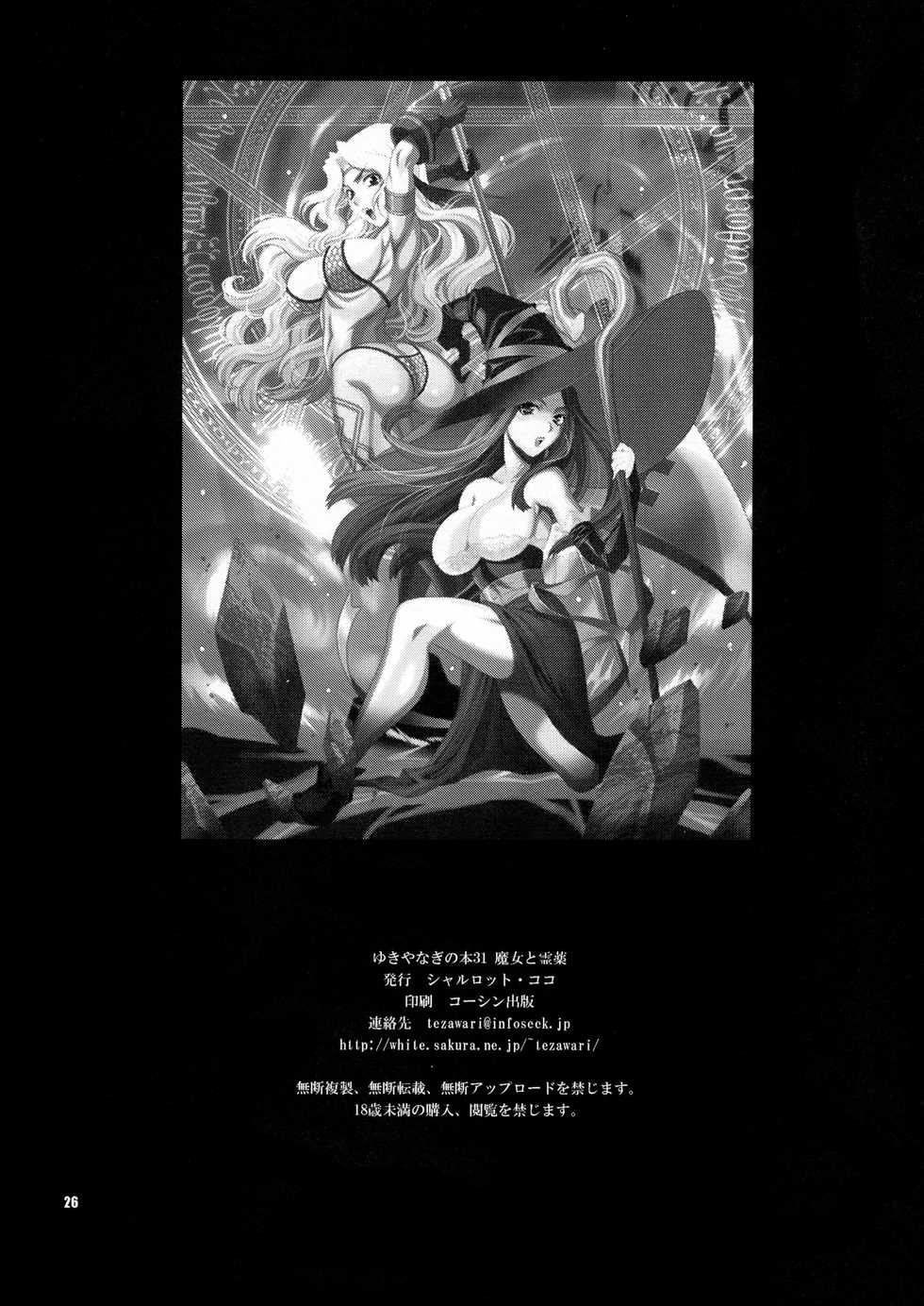(COMIC1☆7) [SHALLOT COCO (Yukiyanagi)] Yukiyanagi no Hon 31 Majo to Reiyaku - A sorceress and a wizard and strange medicine (Dragon's Crown) [English] [Studio Shiny Chariot] - Page 26