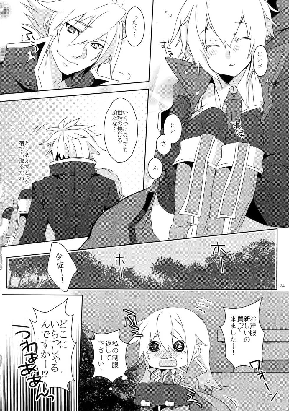 (C85) [Nekobakuchi (Uzukinoko)] Anisenyo. (BLAZBLUE) - Page 23