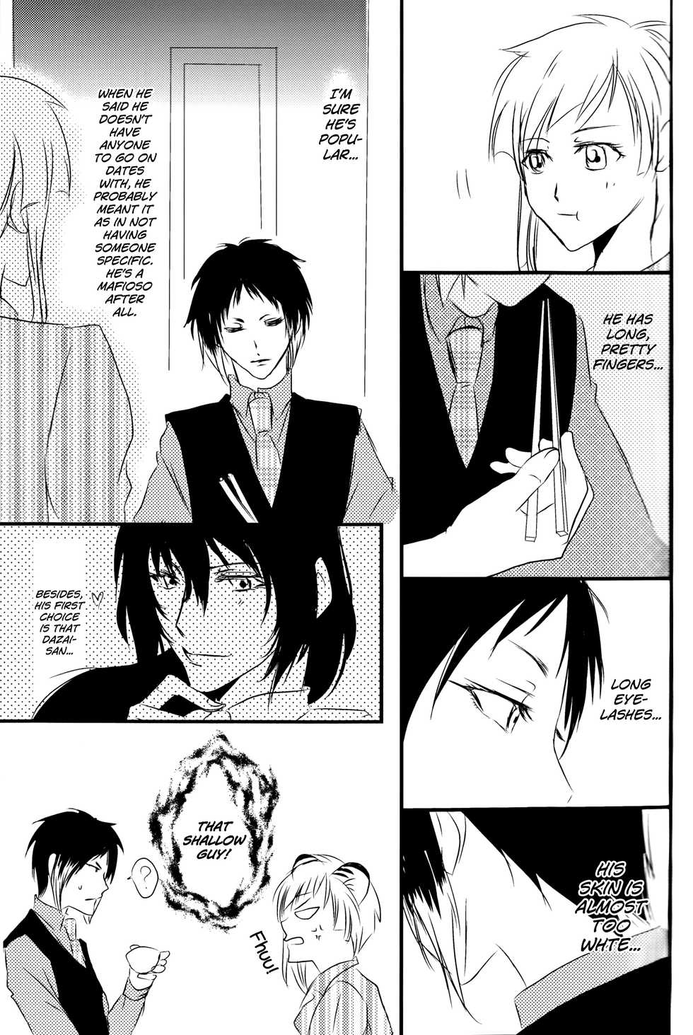 (Itan Renatus 5) [Beni (Inoue Kiyoshi)] Tsuioku no Souretsu (Jou) (Bungou Stray Dogs) [English]  [biribiri] - Page 15