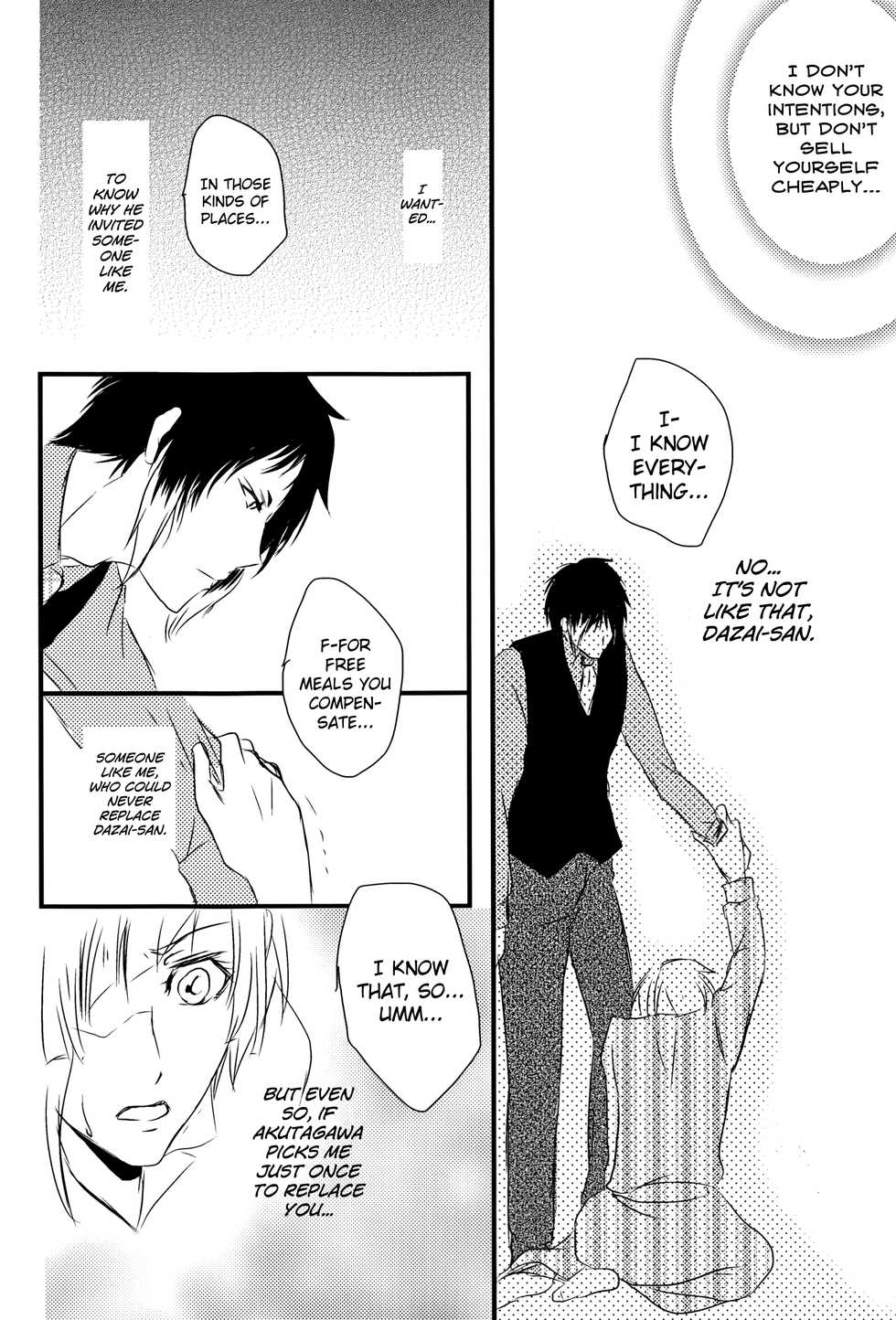 (Itan Renatus 5) [Beni (Inoue Kiyoshi)] Tsuioku no Souretsu (Jou) (Bungou Stray Dogs) [English]  [biribiri] - Page 22