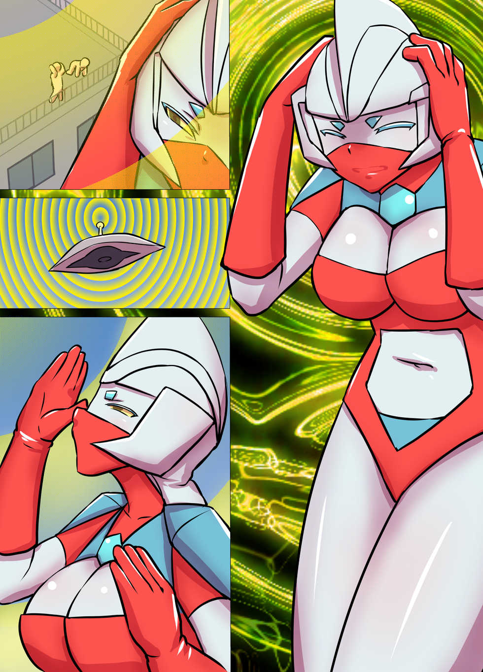[Elephant Jelly] Tokusatsu Heroine Series - Rusty Comet Ch. 2 - Saimin Kousen no Kyoufu (Ultraman) - Page 37