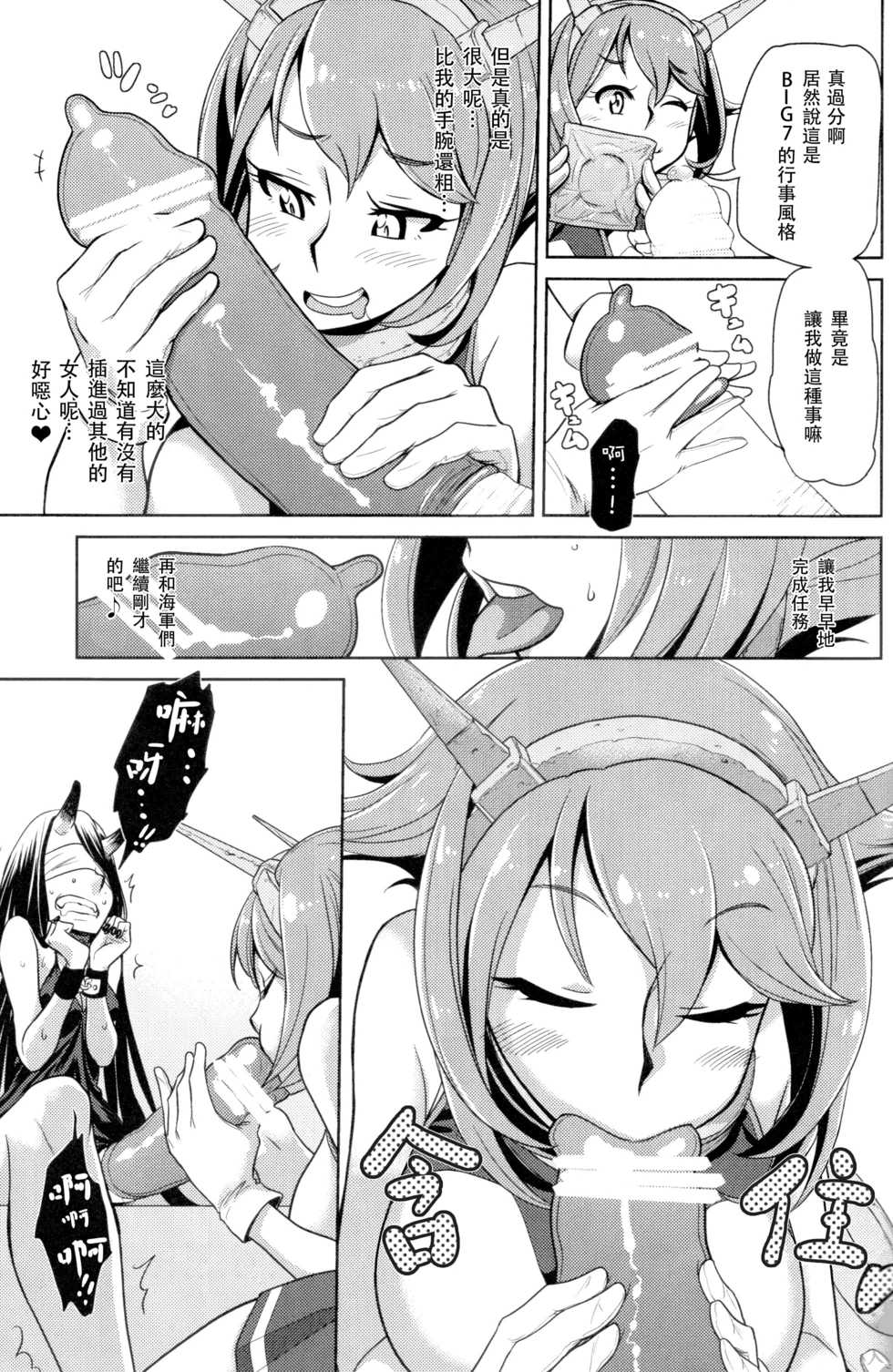 (C85) [dam labo (dam)] Bitch na Mutsu-chan no Saishu Ninmu (Kantai Collection -KanColle-) [Chinese] [沒有漢化] - Page 9