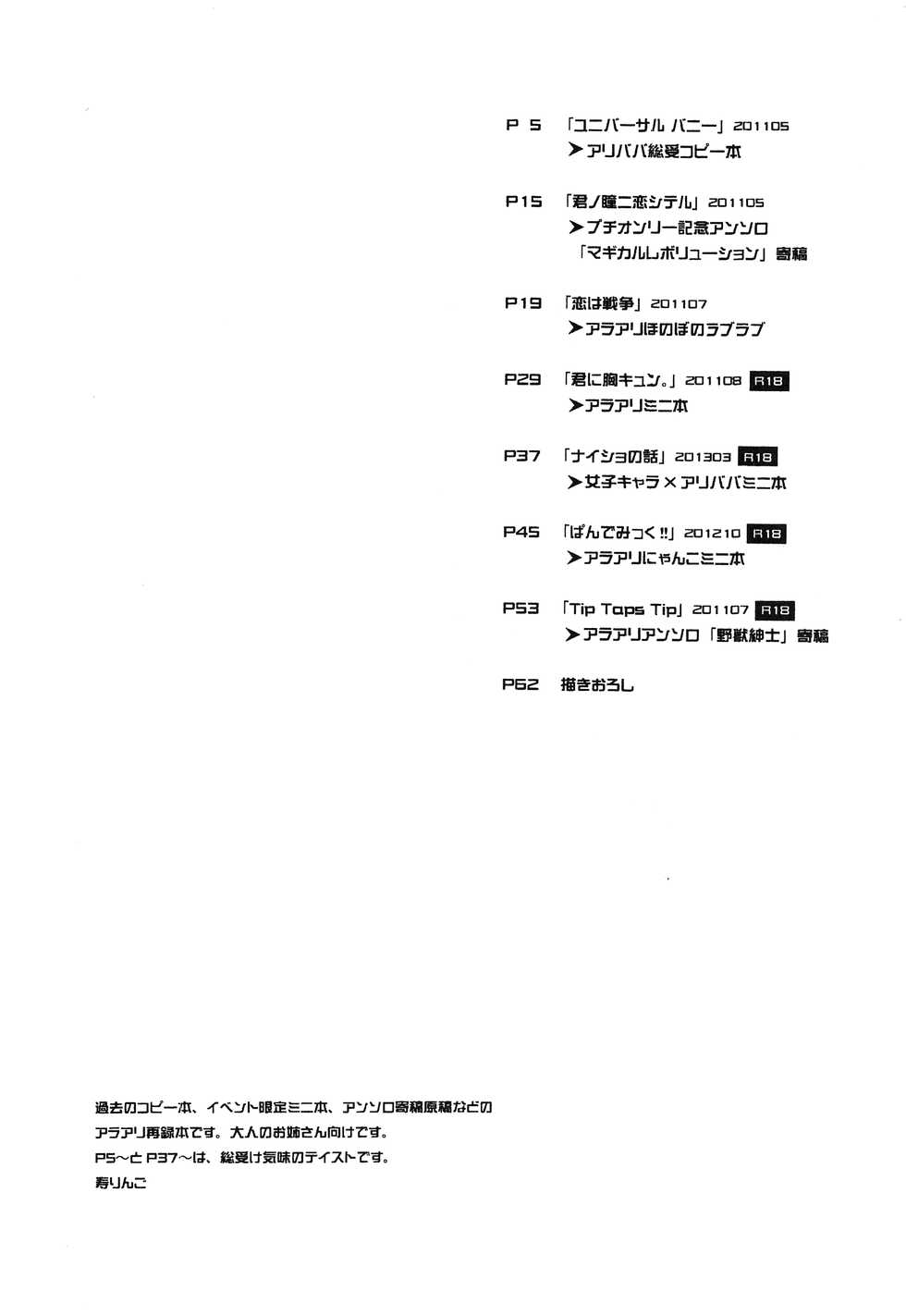 (C85) [Yellow Apple (Kotobuki Ringo)] Lovely Fruit (Magi: The Labyrinth of Magic) - Page 3