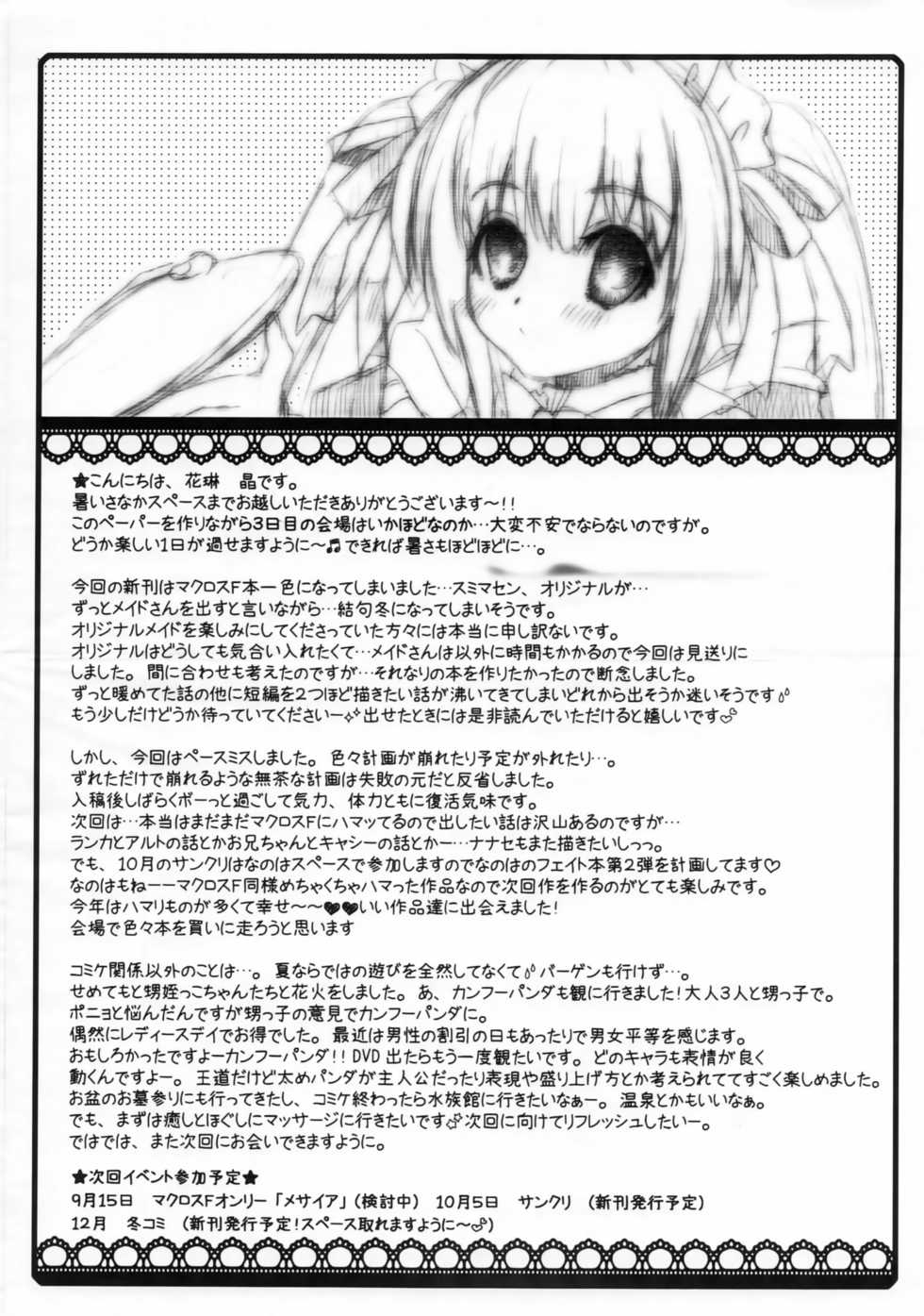 (C74) [Milk-Size (Karin Akira)] Cute Loves (Macross Frontier) - Page 28