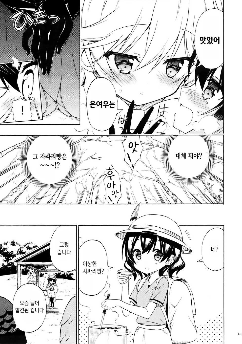 (C93) [Moe Moe Cafe (Takahashi Tetsuya)] Kitsune no Yuriiri (Kemono Friends) [Korean] - Page 13
