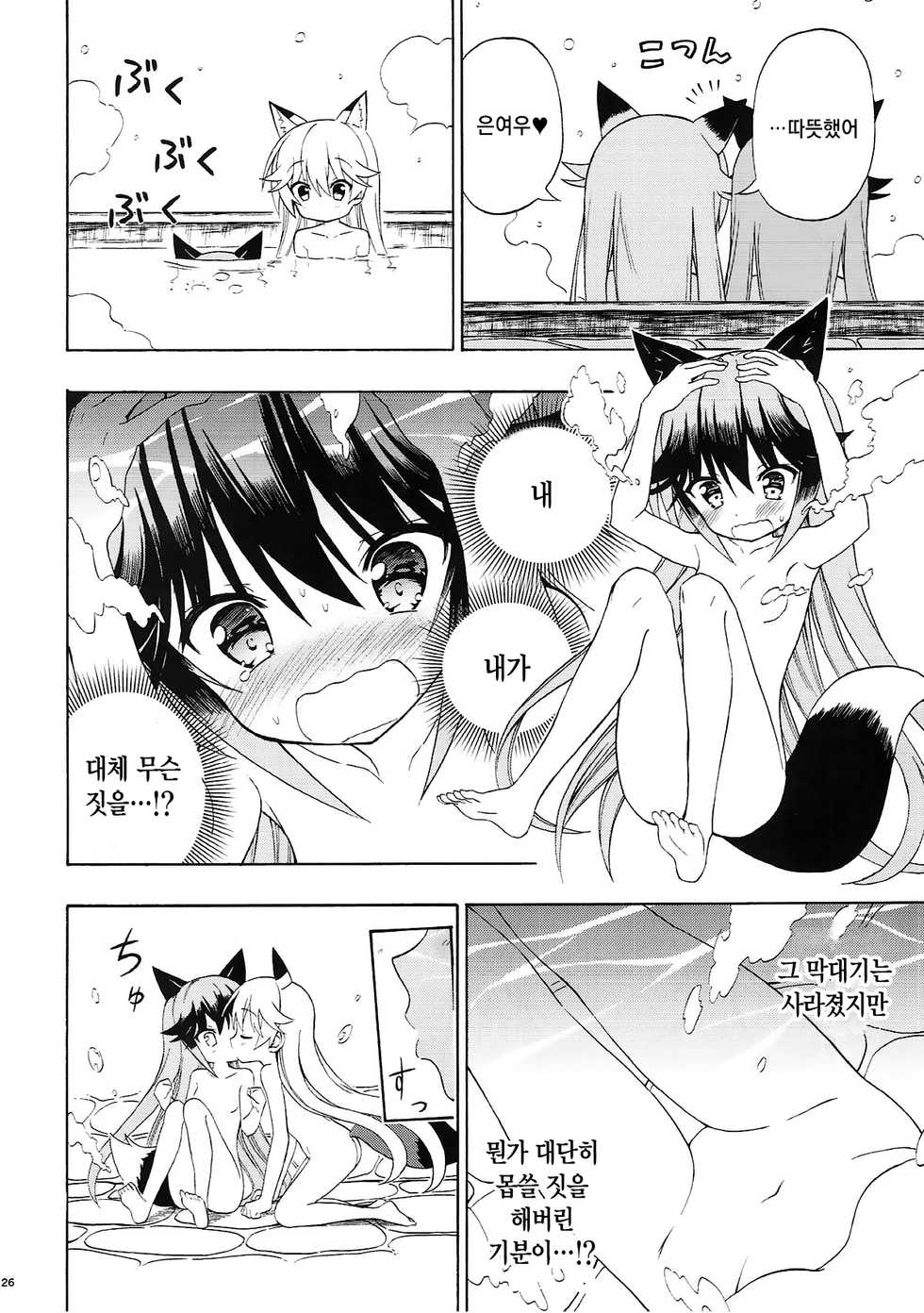 (C93) [Moe Moe Cafe (Takahashi Tetsuya)] Kitsune no Yuriiri (Kemono Friends) [Korean] - Page 26