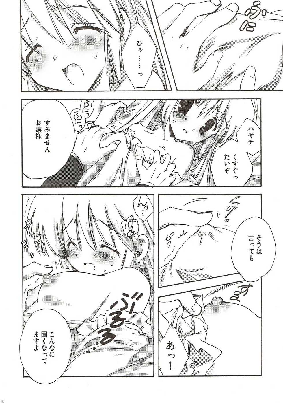 [KORISUYA (Korisu)] Ojou-sama no Onozomi Doori (Hayate no Gotoku!) - Page 15