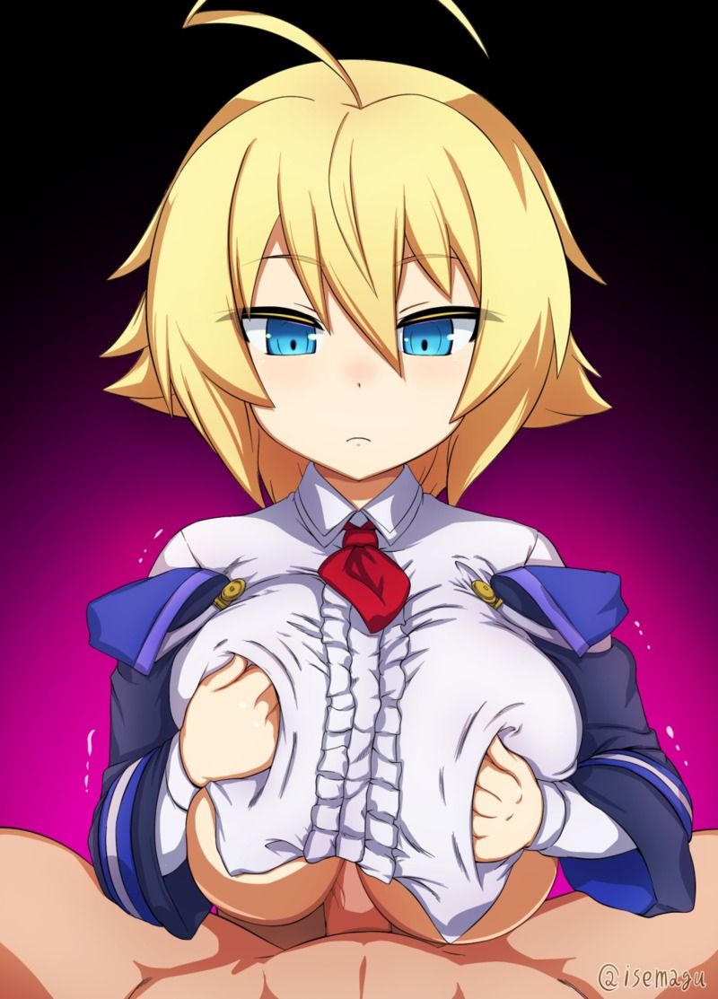 [Isemagu] Es-chan no Sakusei Paizuri (Nagewaza) (BLAZBLUE) - Page 12