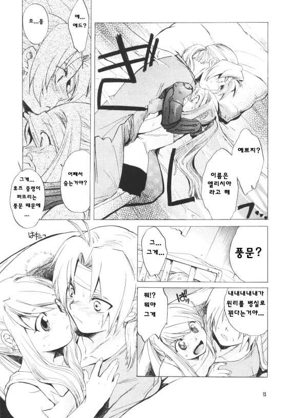 (C66) [Toko-ya (HEIZO, Kitoen)] ED x WIN (Fullmetal Alchemist) [Korean] [Liberty Library] - Page 15