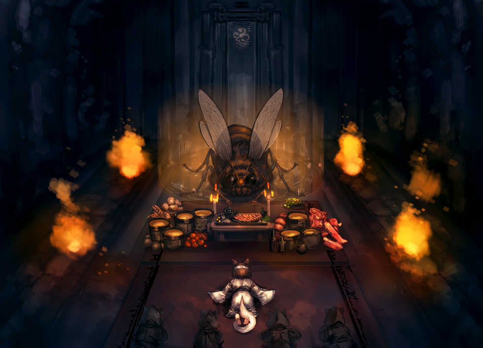 (C93) [Hitomaru] Gensou Seibutsu Zukan Kemonobachi - Page 2