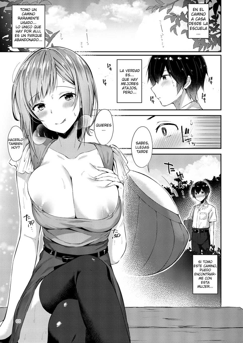 [Umi no Sachi (Suihei Sen)] Amatoro Oppai | Dulces y Pegajosos Pechos [Spanish] [Ame no Subs +18] [Digital] - Page 3