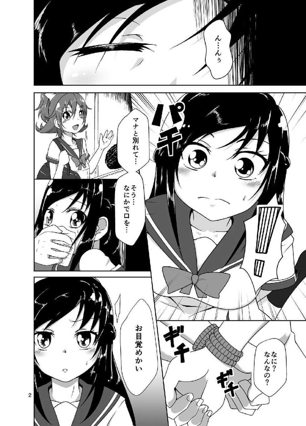 (C85) [Acchi no Seikatsu (Sado)] DIAMOND BREAK!! (DokiDoki! Precure) - Page 3