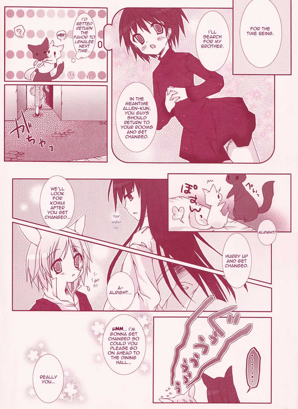 [Strawberry and Tea (Sagami Rin)] Yo-ku-ba-ri Sweet Angel (D.Gray-man) [English] [TripleSevenScans] - Page 10
