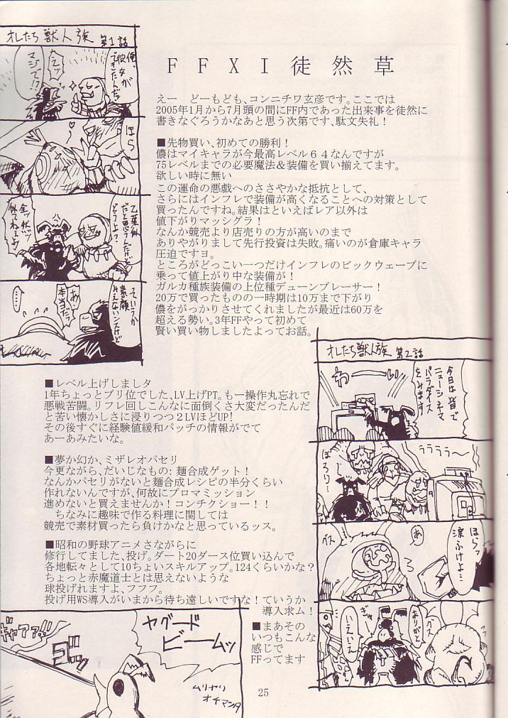 (C68) [Kuroshiki (Kurohiko)] Kuroshiki Vol. 3 (Final Fantasy XI) - Page 25