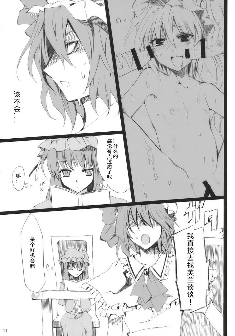 (Aka no Hiroba 3) [KOTI (A Toshi)] PARANOIA (Touhou Project) [Chinese]   [Flandre个人汉化] - Page 10