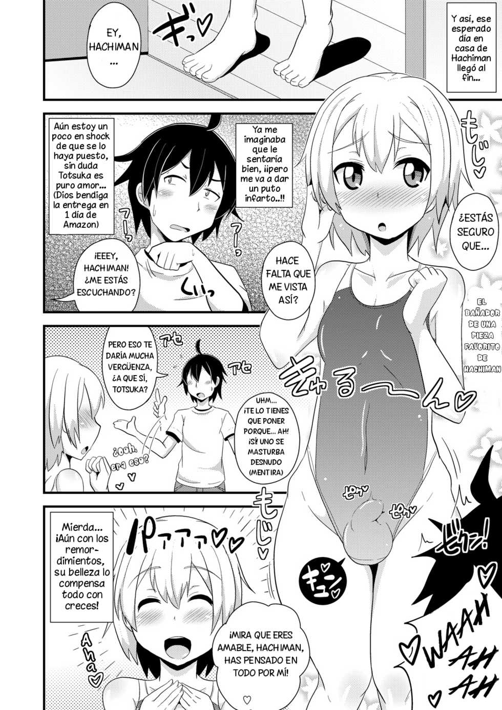 [CHINZURI BOP (Chinzurena)] Comic Furechin 2013-08 (Yahari Ore no Seishun Love Come wa Machigatteiru.) [Spanish] [Solarismaximum] [Digital] - Page 5