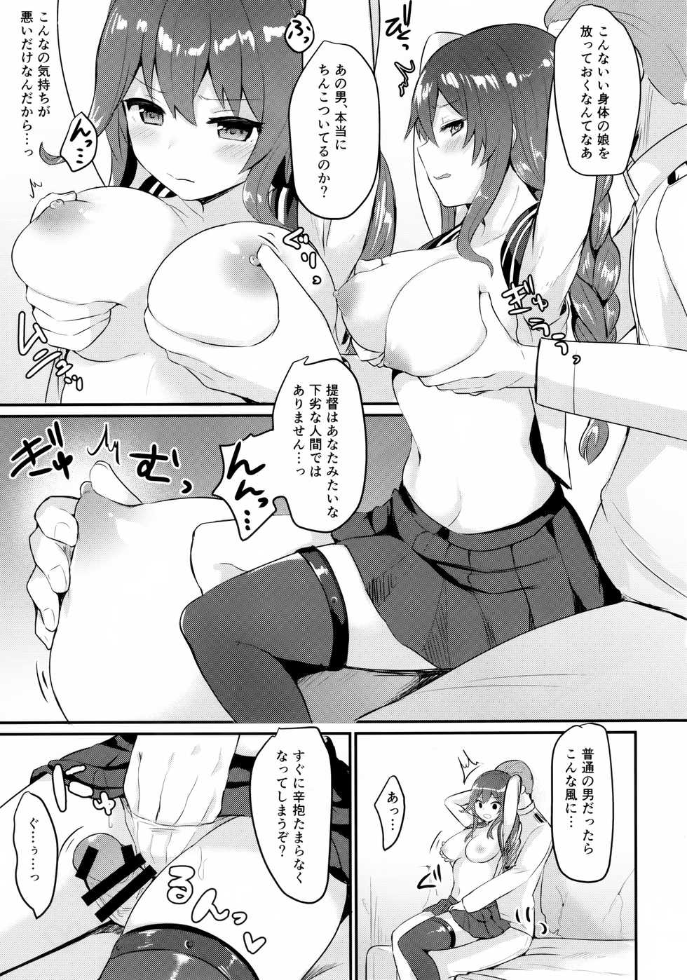 (C93) [Chiukorone (Chiune)] Noshiro wa Zettai Makemasen - Noshiro will never lose to you. (Kantai Collection -KanColle-) - Page 6