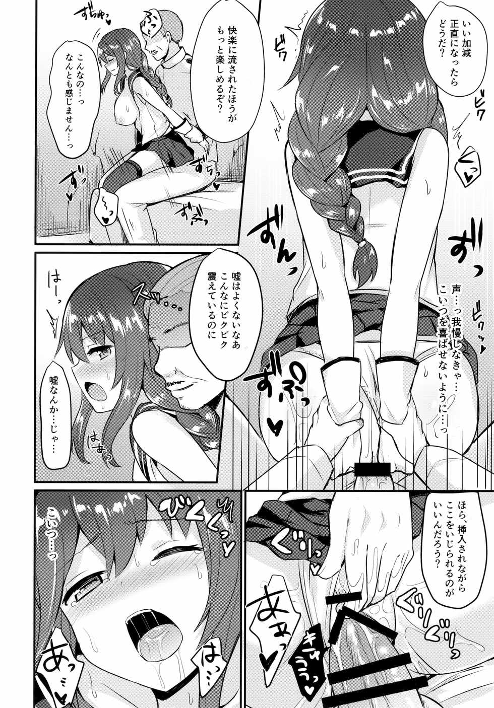 (C93) [Chiukorone (Chiune)] Noshiro wa Zettai Makemasen - Noshiro will never lose to you. (Kantai Collection -KanColle-) - Page 9