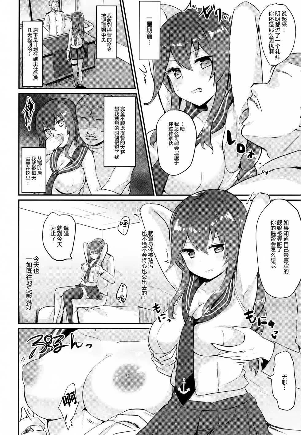 (C93) [Chiukorone (Chiune)] Noshiro wa Zettai Makemasen - Noshiro will never lose to you. (Kantai Collection -KanColle-) [Chinese] [绅士仓库汉化] - Page 6